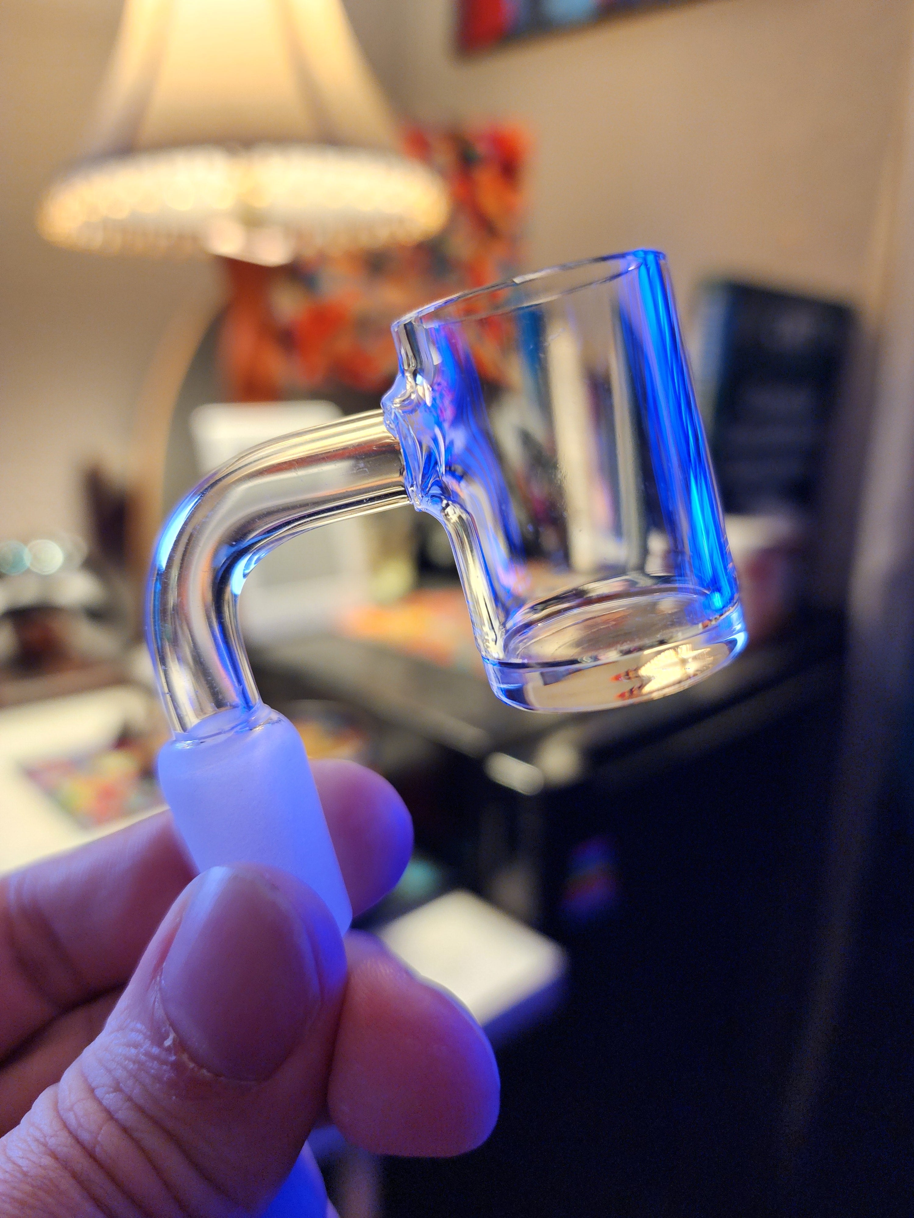 Flat Top Quartz Banger (25mm Wide) (14mm Male Connector)