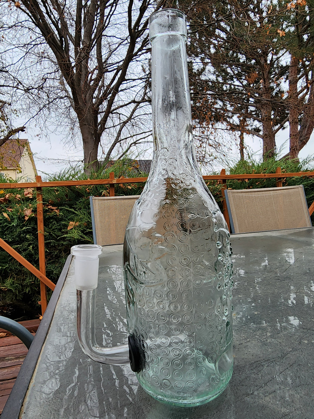 Fruit Wine Bottle Water Pipe