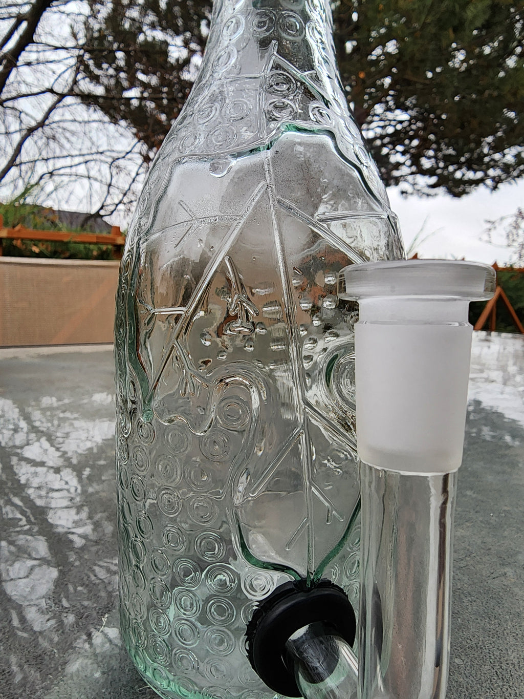 Fruit Wine Bottle Water Pipe