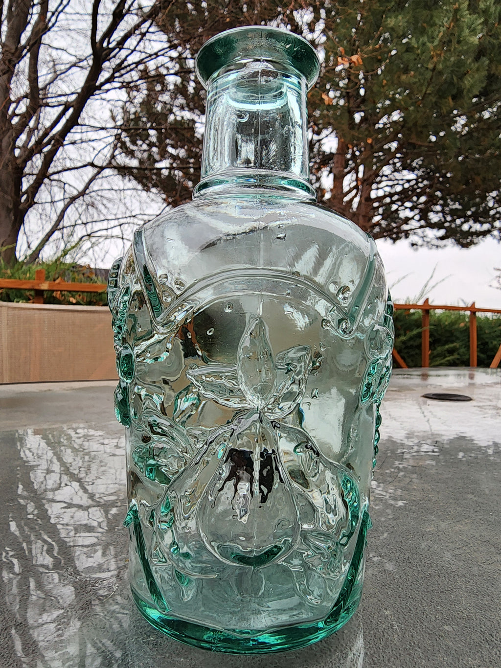 Crystal Fruit Vase Water Pipe