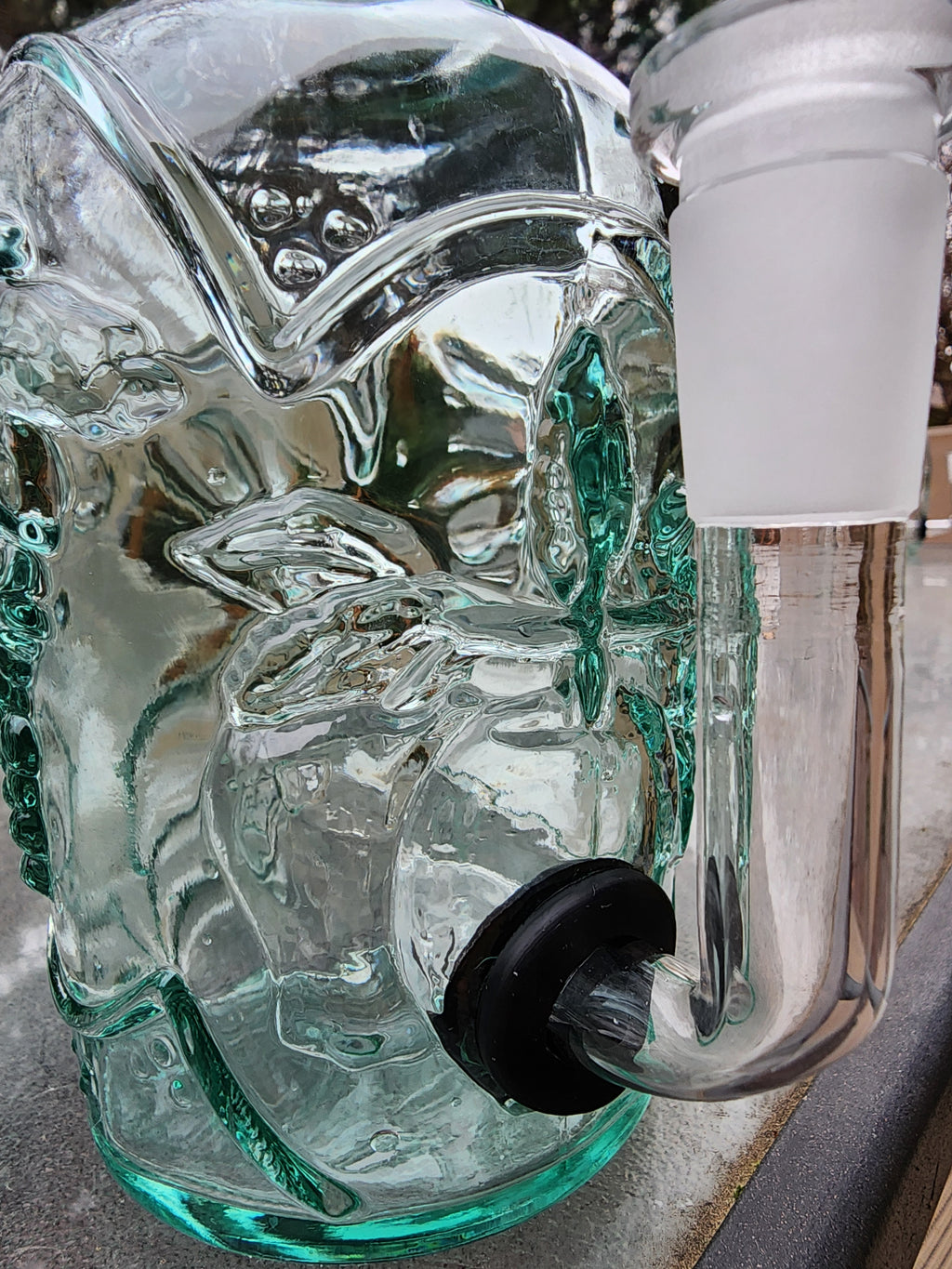 Crystal Fruit Vase Water Pipe