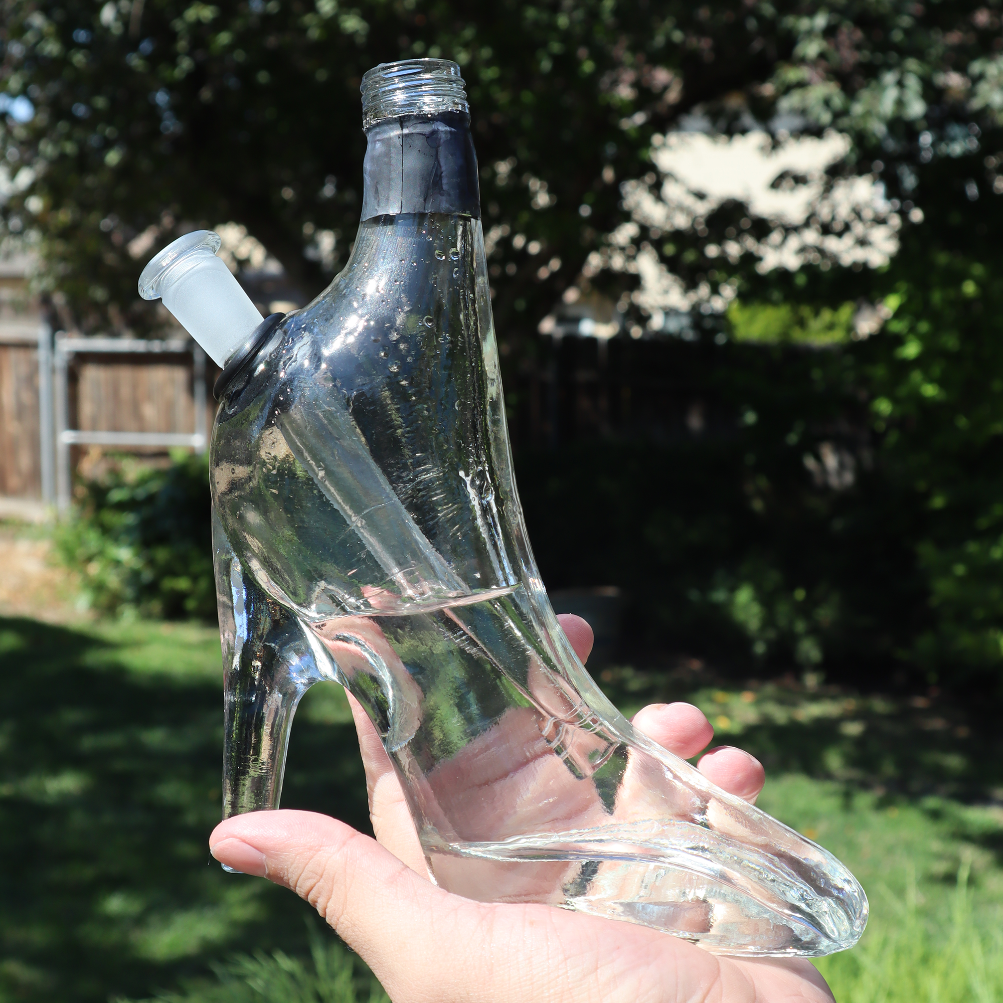 High Heel Decanter Water Pipe