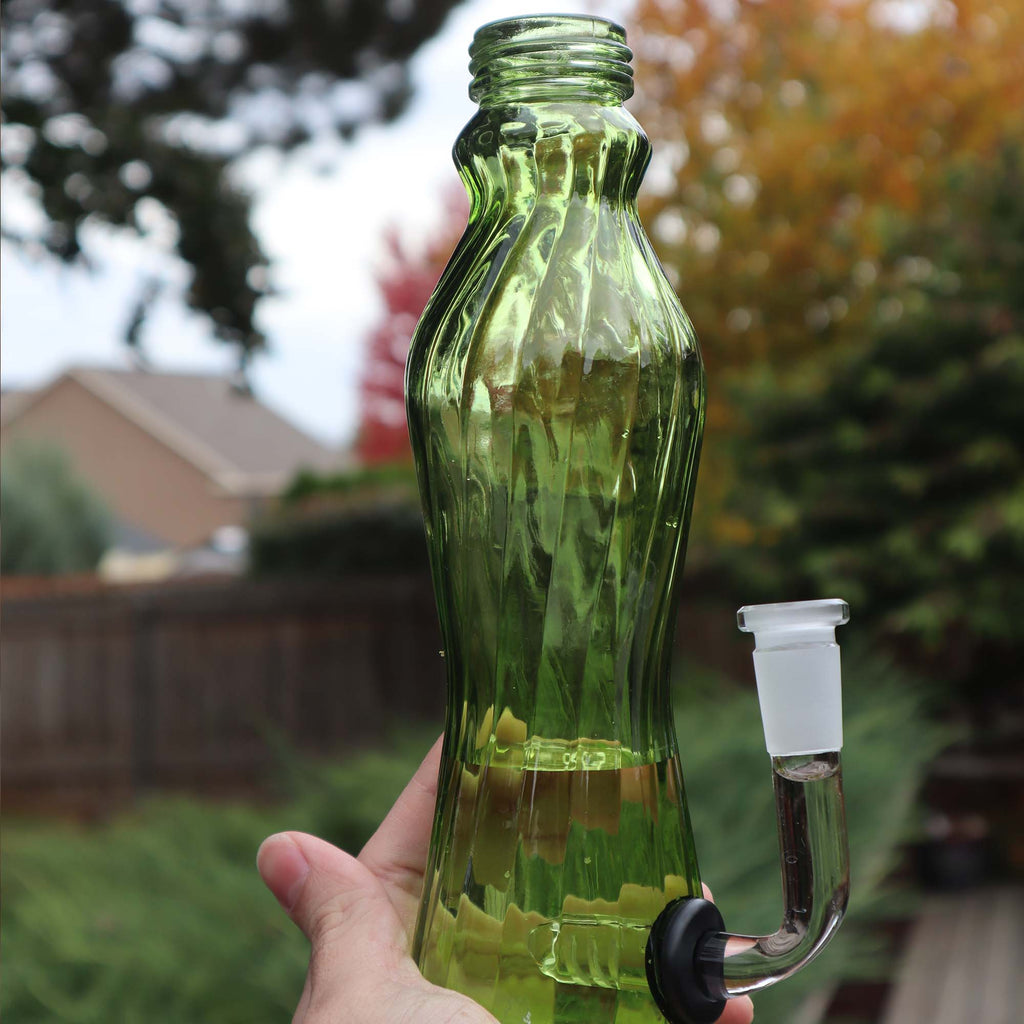Slime Green Water Bottle Water Pipe