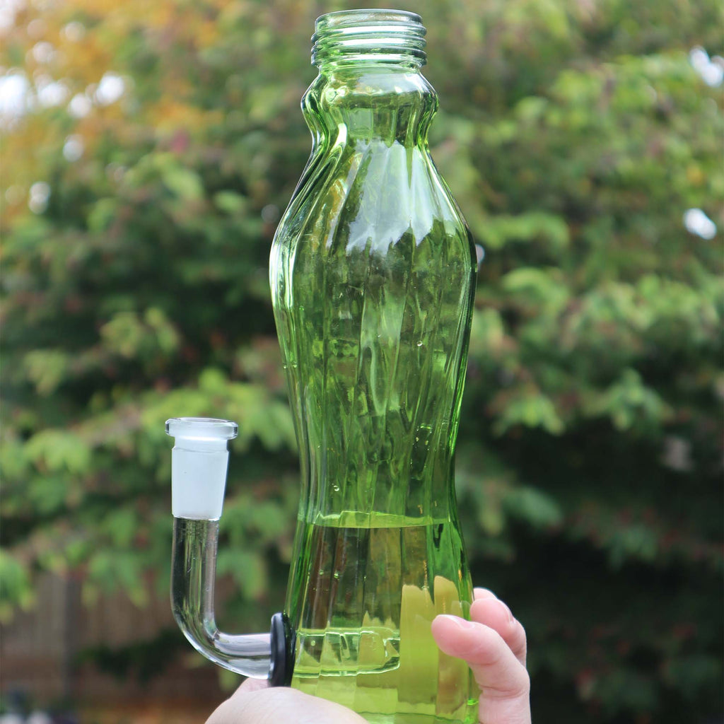 Slime Green Water Bottle Water Pipe