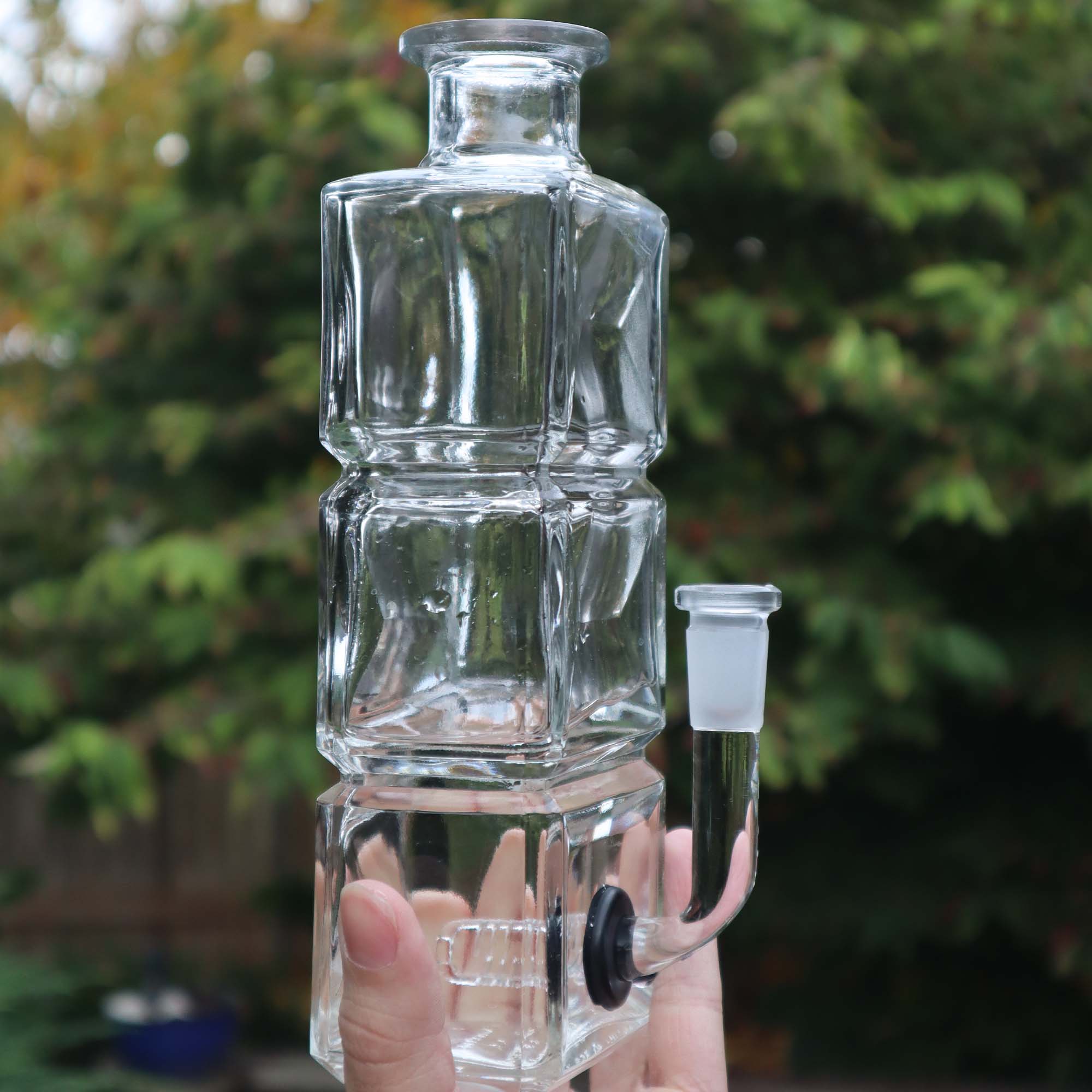 Triple Block Whiskey Decanter Water Pipe