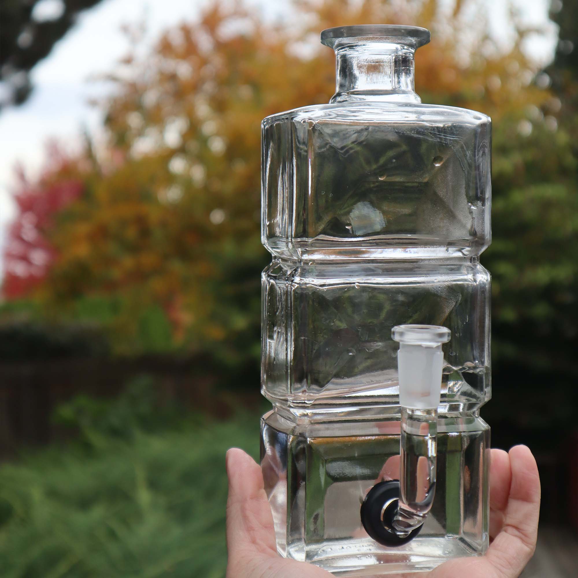 Triple Block Whiskey Decanter Water Pipe