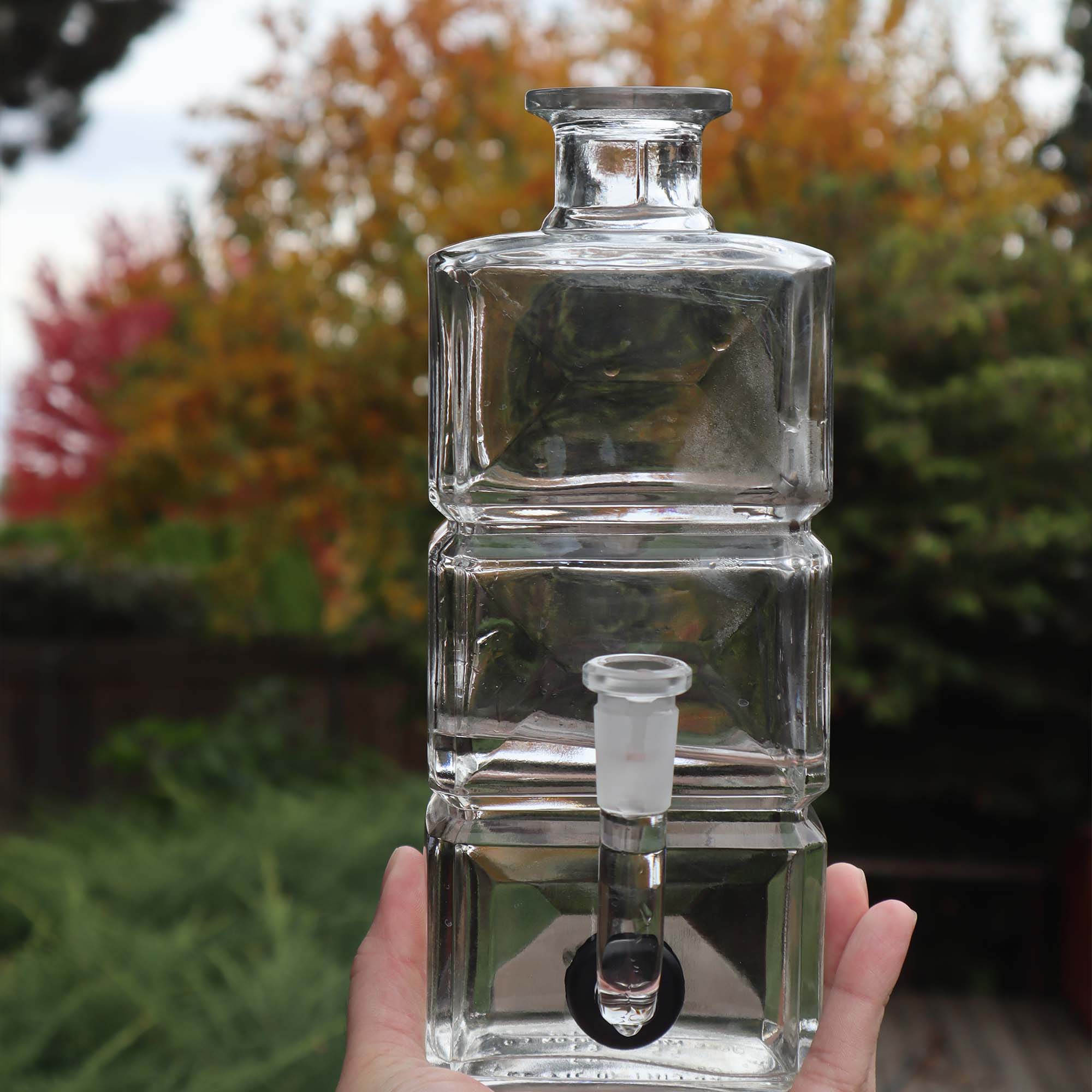 Triple Block Whiskey Decanter Water Pipe